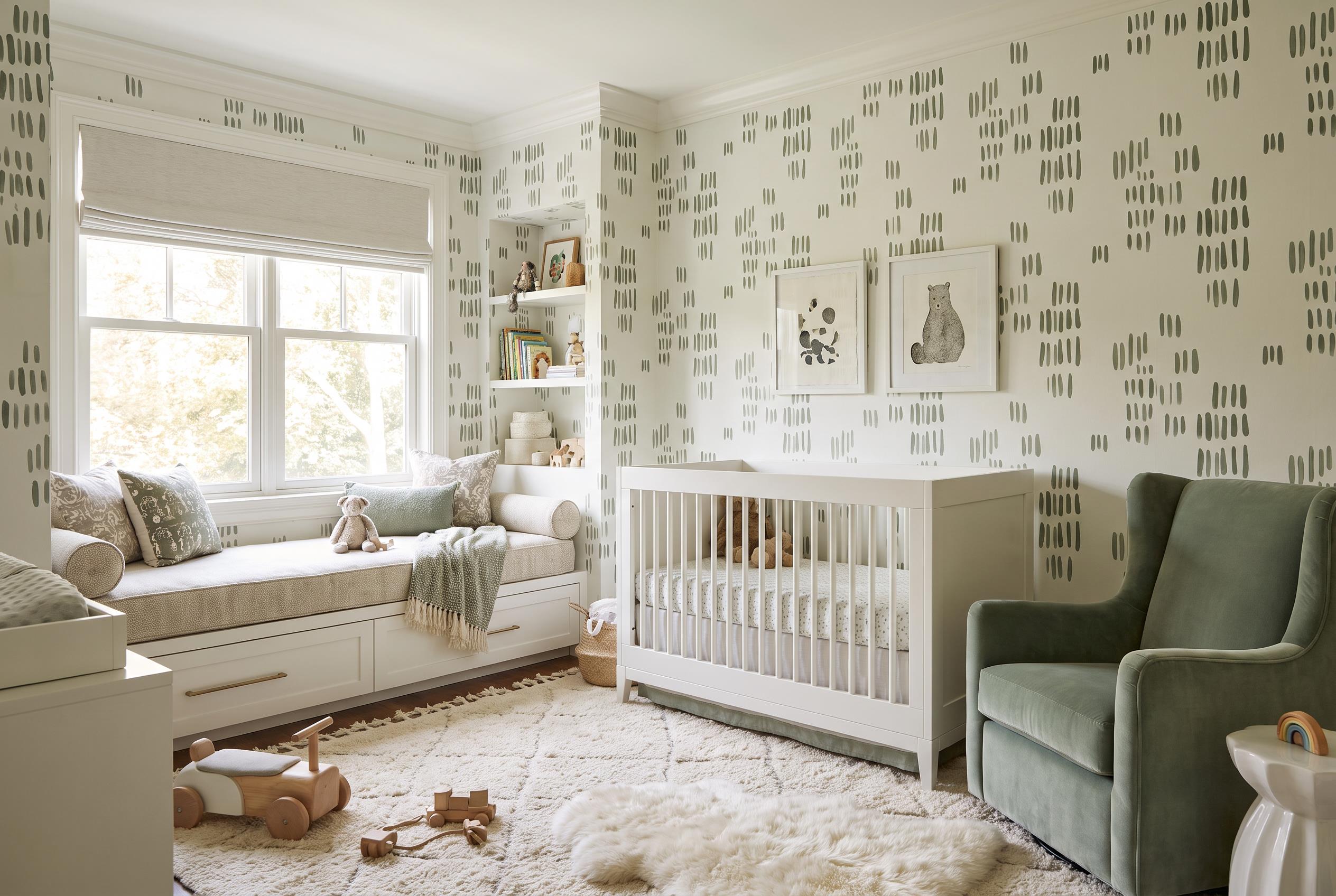 Tan And Neutral Abstract Forms Atmospheric Forms Wallpaper Mural Accent-wall-wallpaper-murals, Peel-and-stick Finish