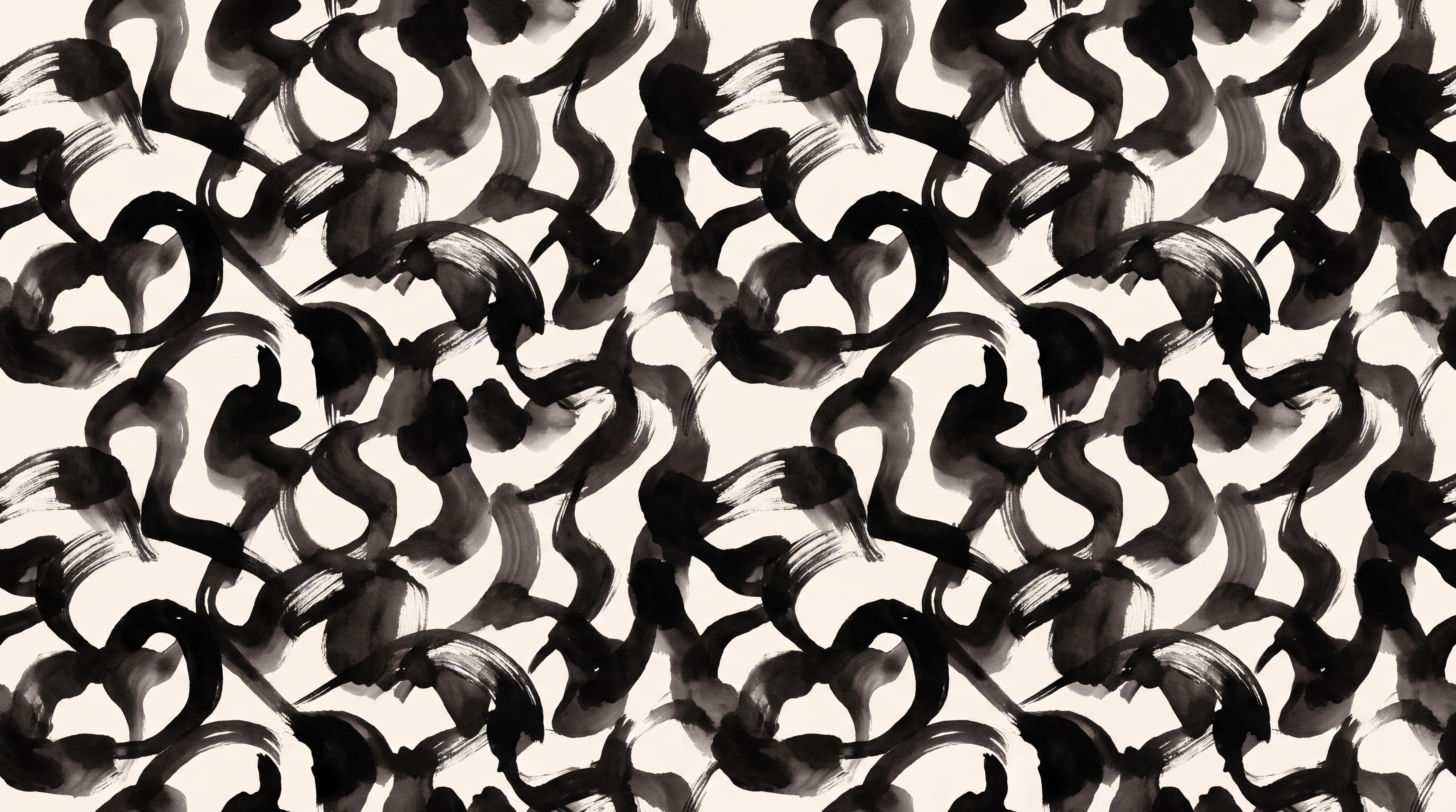 Tan And Neutral Abstract Forms Atmospheric Balanced Wallpaper Mural, Peel-and-stick Finish