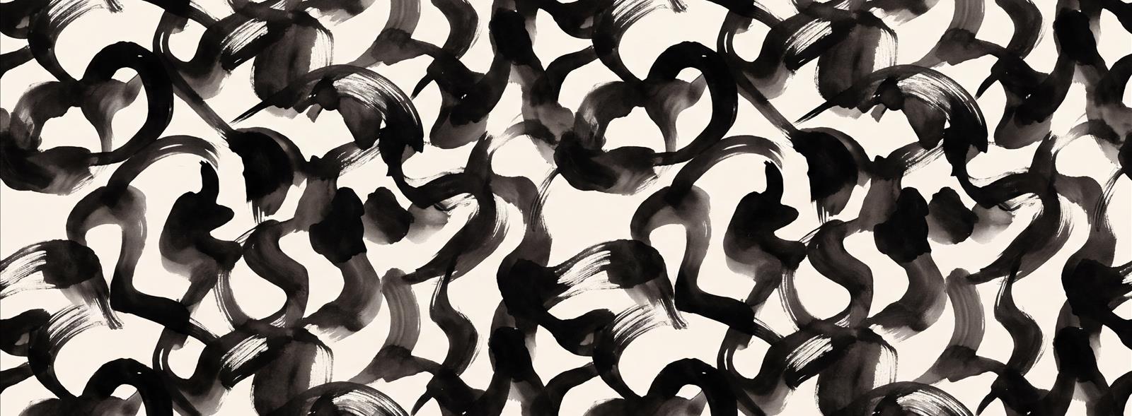 Tan And Neutral Abstract Forms Atmospheric Balanced Wallpaper Mural Entryway-wallpaper-murals, Peel-and-stick Finish