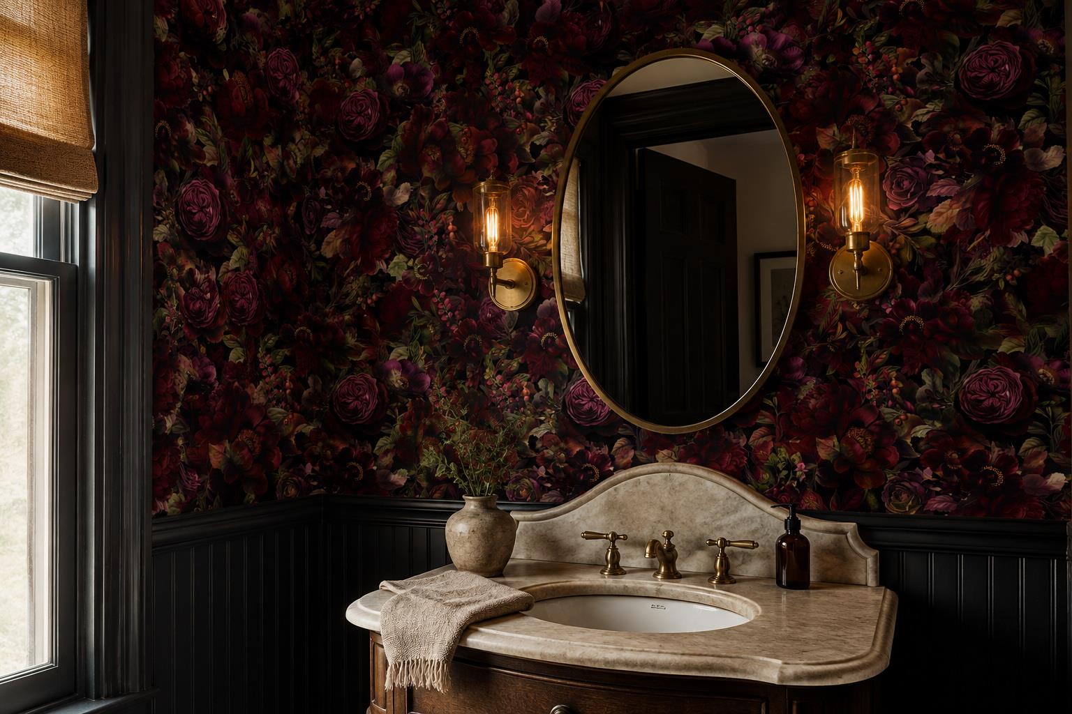 Tan And Neutral Abstract Forms Illustrated Organic Wallpaper Mural Accent-wall-wallpaper-murals, Peel-and-stick Finish
