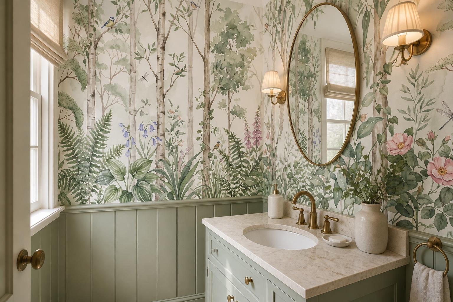 Tan And Neutral Abstract Forms Illustrated Marks Wallpaper Mural Accent-wall-wallpaper-murals, Peel-and-stick Finish