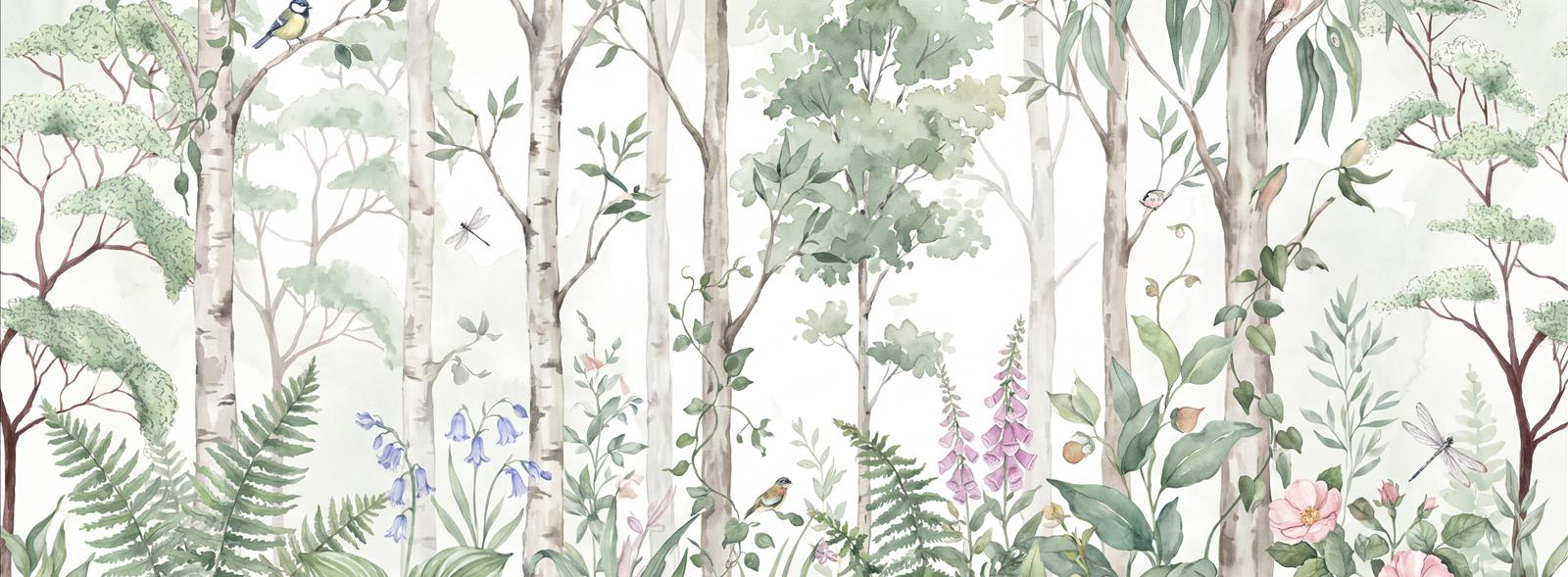 Tan And Neutral Abstract Forms Illustrated Marks Wallpaper Mural Accent-wall-wallpaper-murals, Peel-and-stick Finish