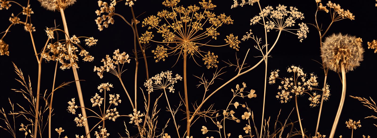Tan And Neutral Abstract Forms Illustrated Detail Wallpaper Mural Accent-wall-wallpaper-murals, Peel-and-stick Finish