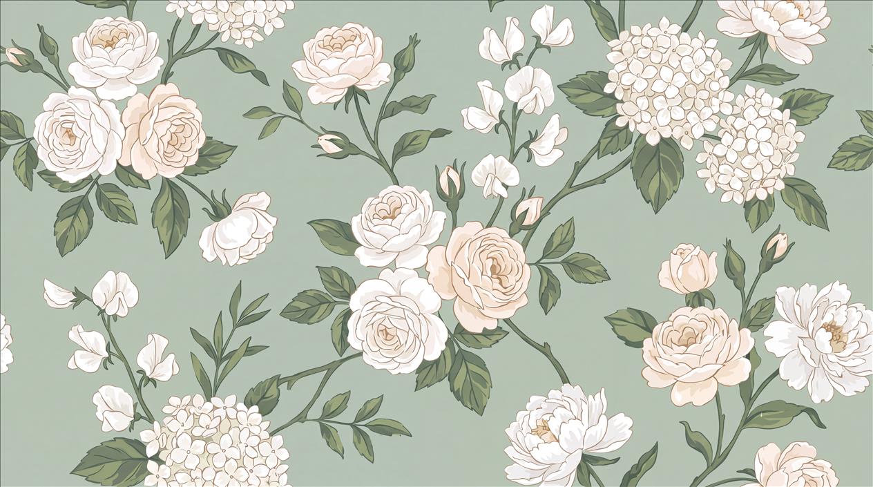 Tan And Neutral Abstract Forms Illustrated Gentle Wallpaper Mural Accent-wall-wallpaper-murals, Peel-and-stick Finish