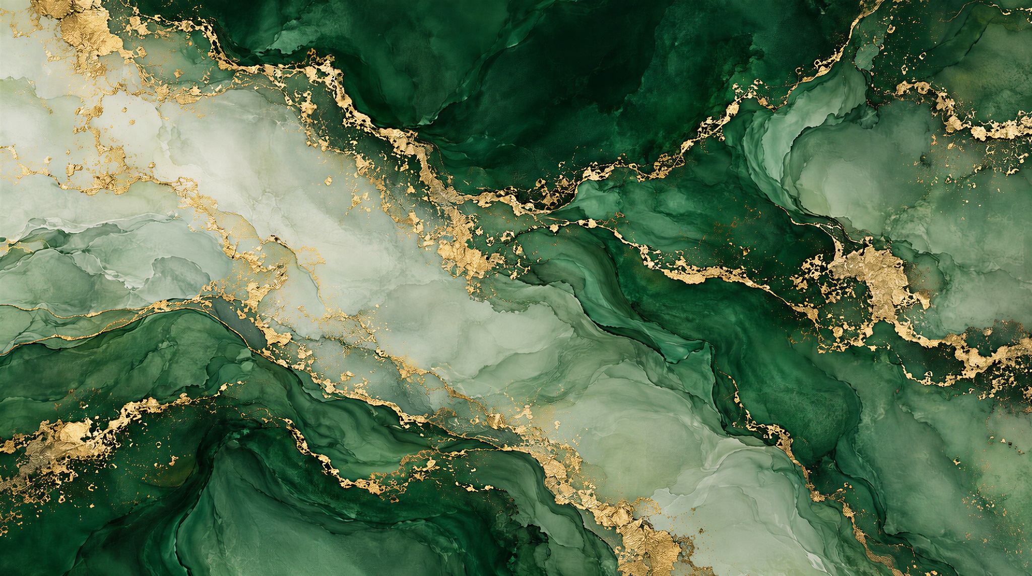 Red And Green Marble Veining Wallpaper Mural Accent-wall-wallpaper-murals, Peel-and-stick Finish