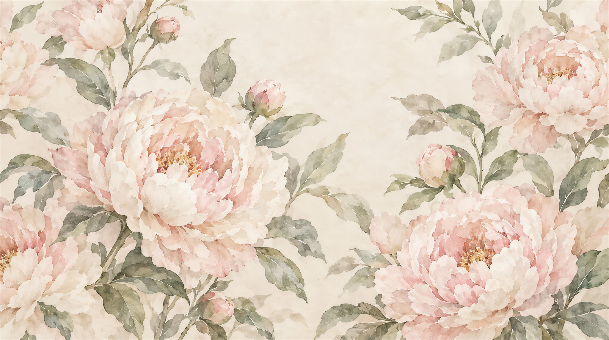 Red And Pink Decorative Patterning Organic Wallpaper Mural Accent-wall-wallpaper-murals, Peel-and-stick Finish