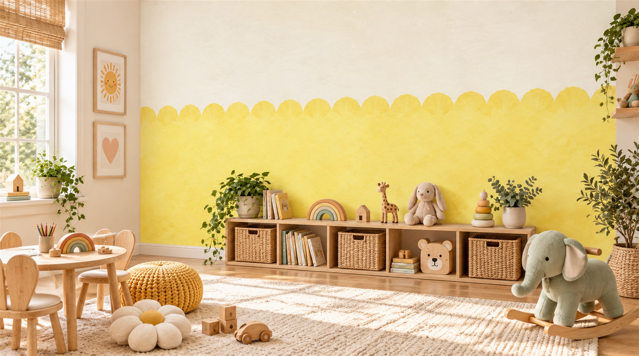 Tan And Gold Decorative Patterning Wallpaper Mural Accent-wall-wallpaper-murals, Peel-and-stick Finish