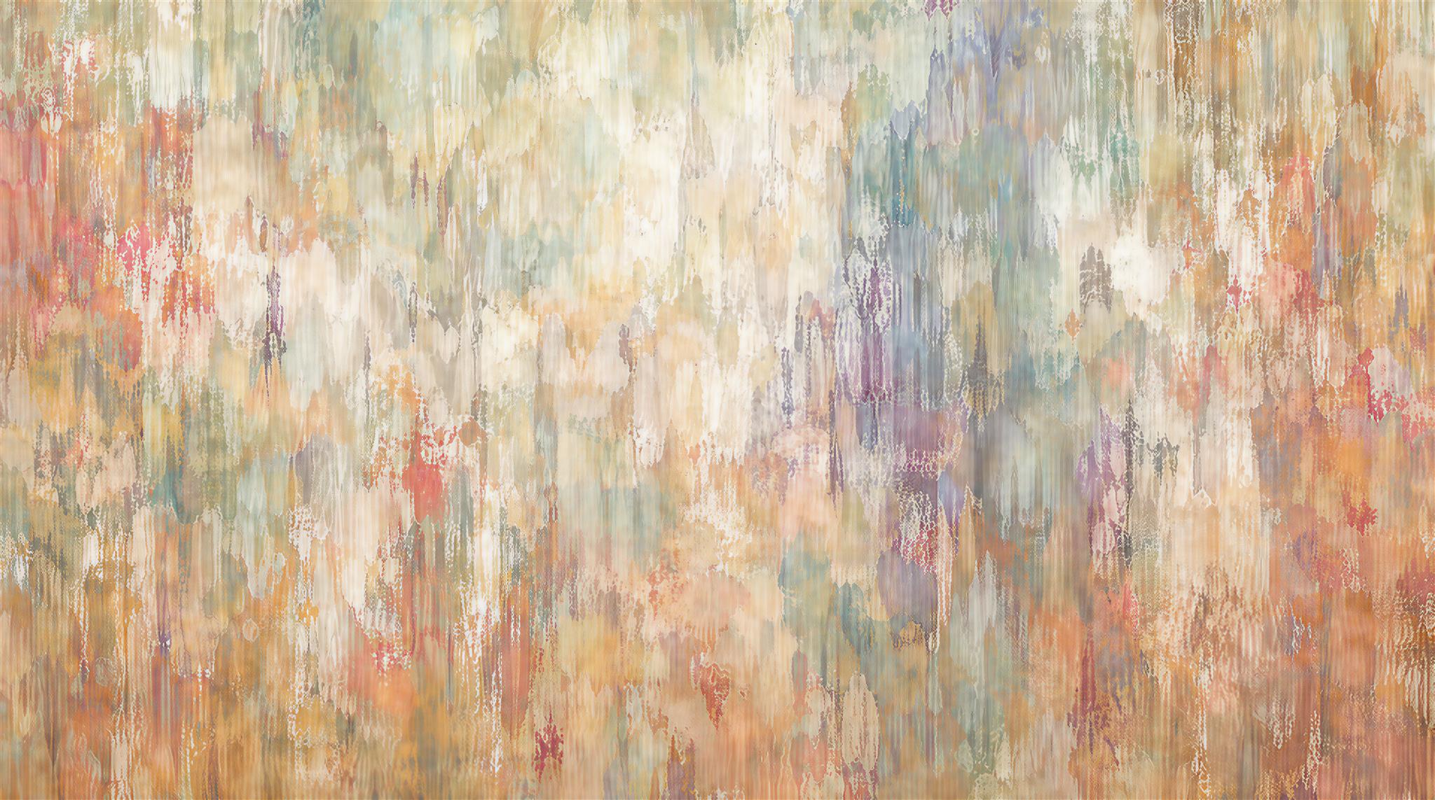 Muted Vertical Brushstroke Texture Wallpaper Mural — Wallpaper Mural Design, Peel-and-stick Finish