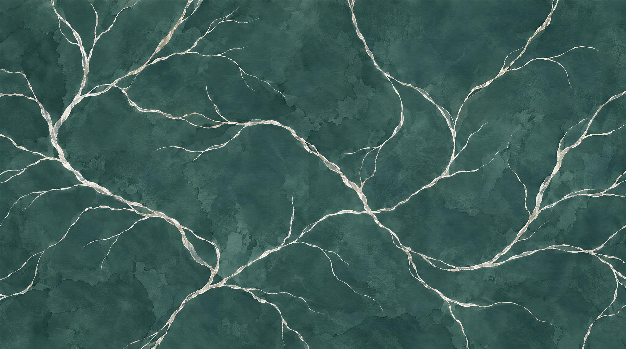 Red And Teal Marble Veining Wallpaper Mural Living-room-wallpaper-murals, Peel-and-stick Finish