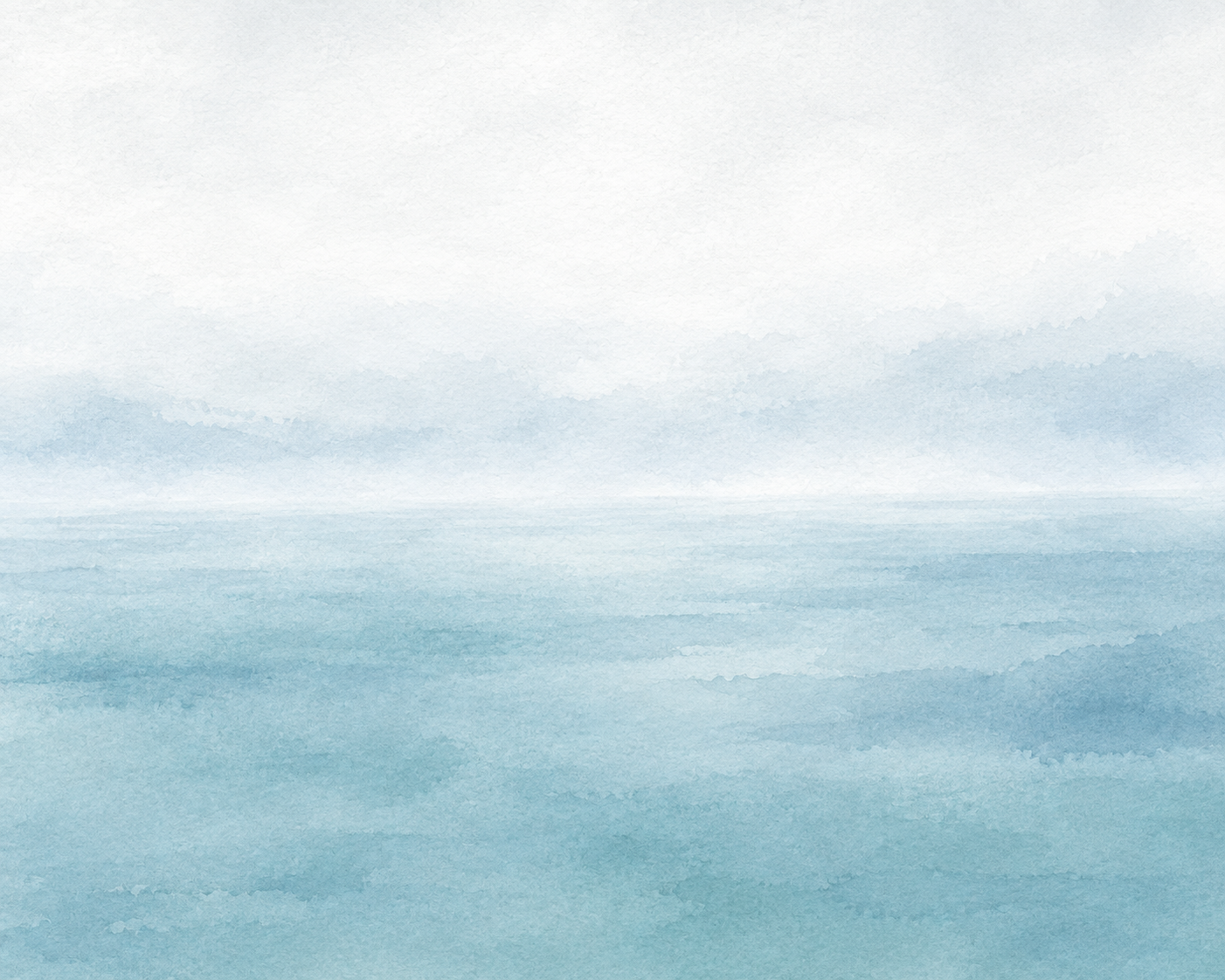 Blue And Neutral An Open Ocean View Wallpaper Mural, Peel-and-stick Finish