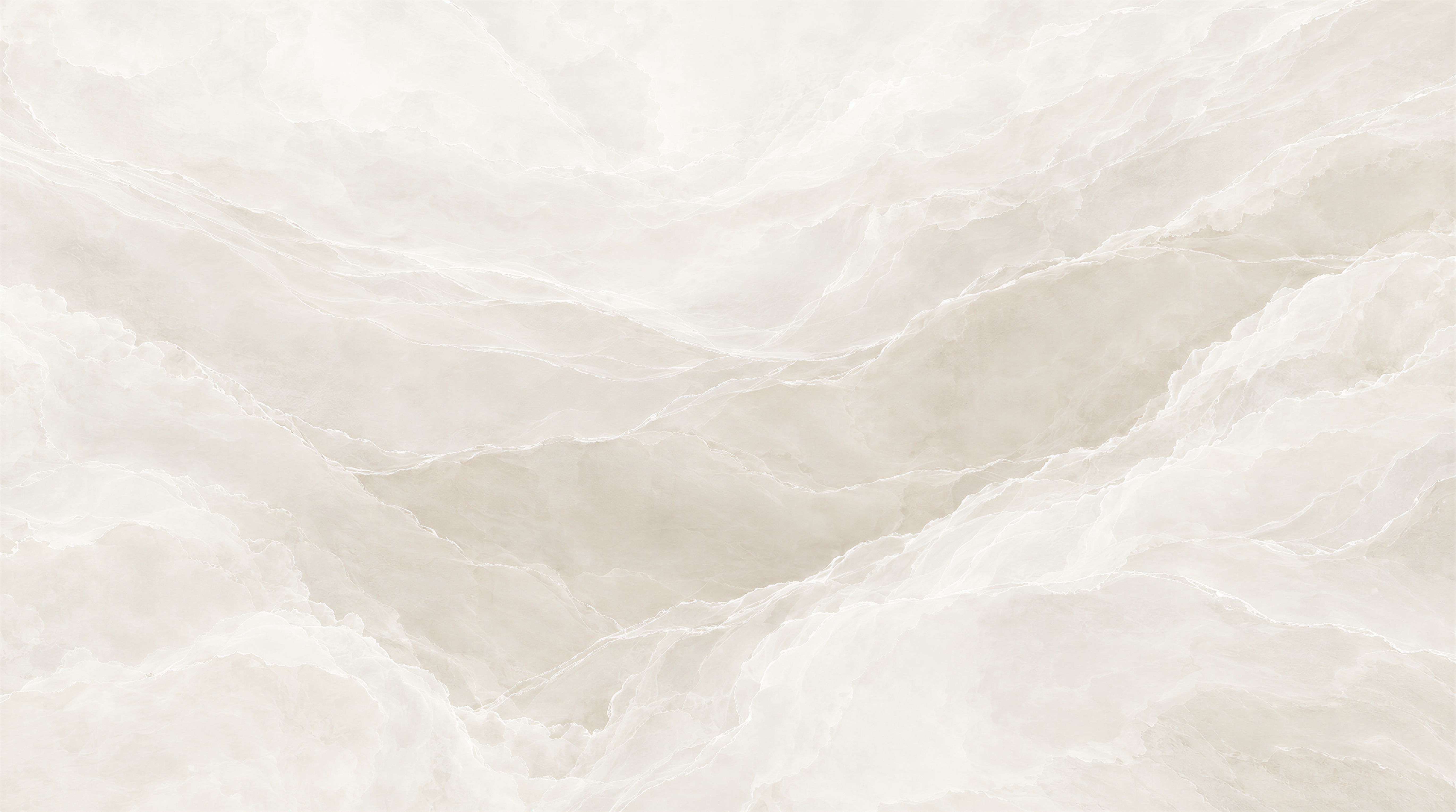 Ivory And Neutral Marble Veining Wallpaper Mural, Peel-and-stick Finish