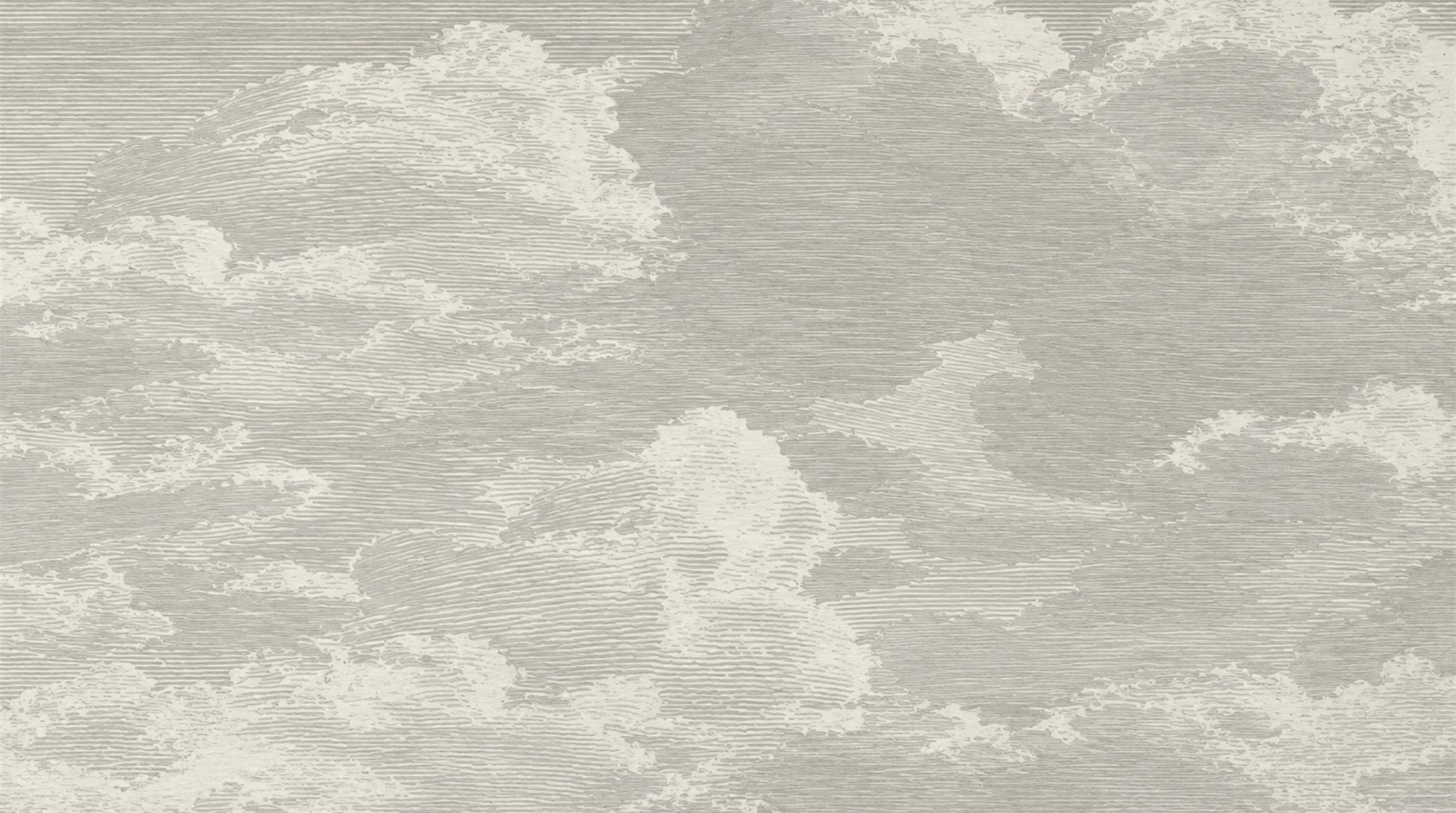 Grey And Neutral Decorative Patterning Wallpaper Mural, Peel-and-stick Finish
