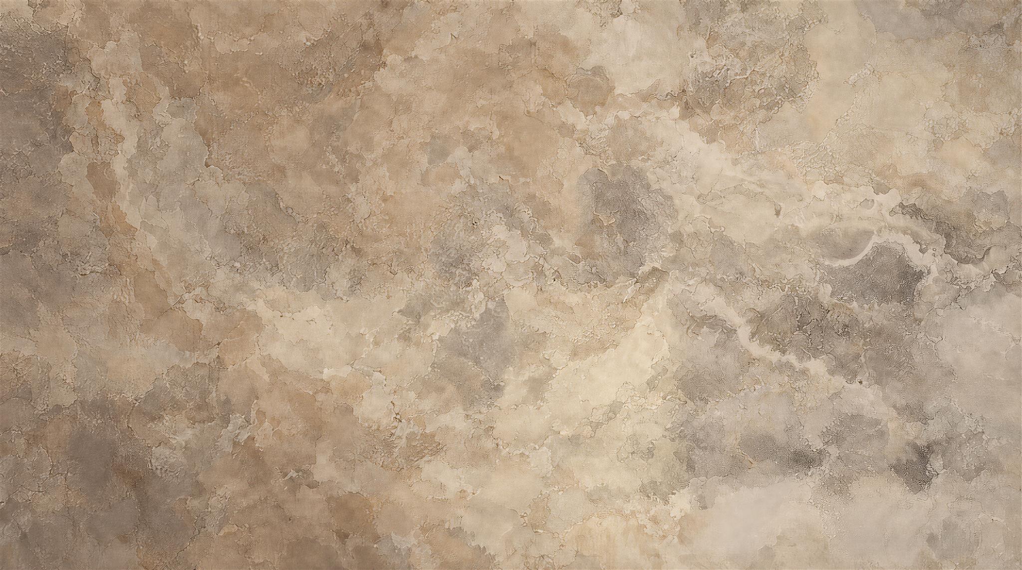 Taupe And Beige Mottled Stone Texture Wallpaper Mural — Wallpaper Mural Design, Peel-and-stick Finish