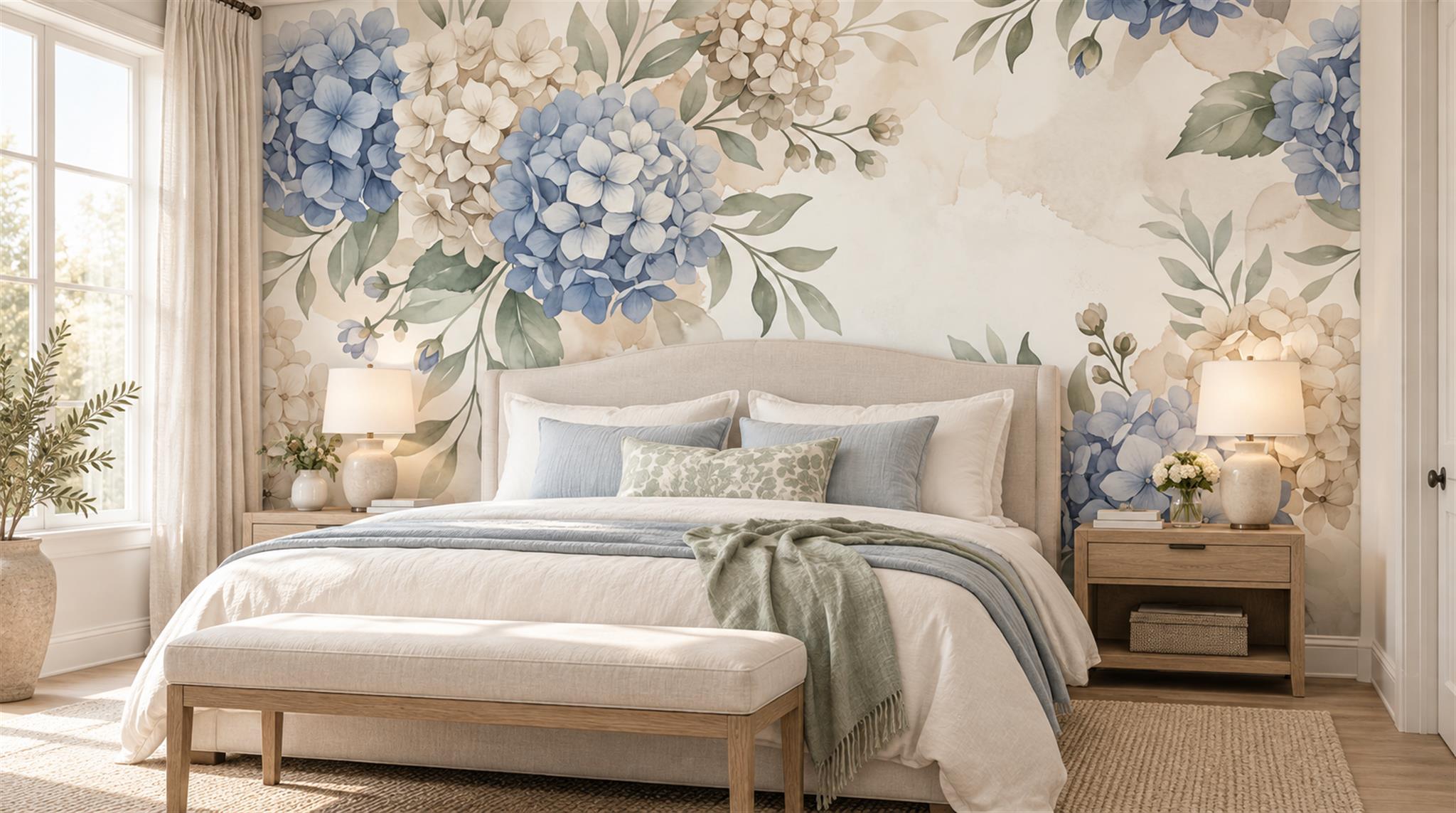 Red And Neutral Decorative Patterning Wallpaper Mural Layered Contour Bedroom-wallpaper-murals, Peel-and-stick Finish