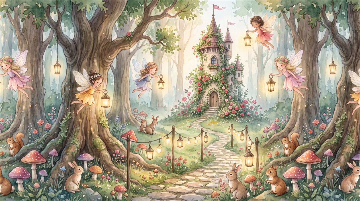Soft Pastel And Neutral Tree Silhouettes Wallpaper Mural Accent-wall-wallpaper-murals, Peel-and-stick Finish
