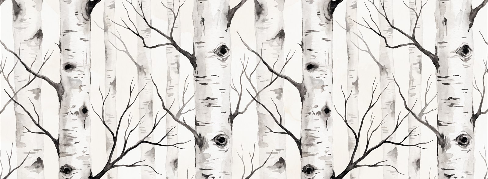 White Abstract Forms Layered Wallpaper Mural Accent-wall-wallpaper-murals, Peel-and-stick Finish
