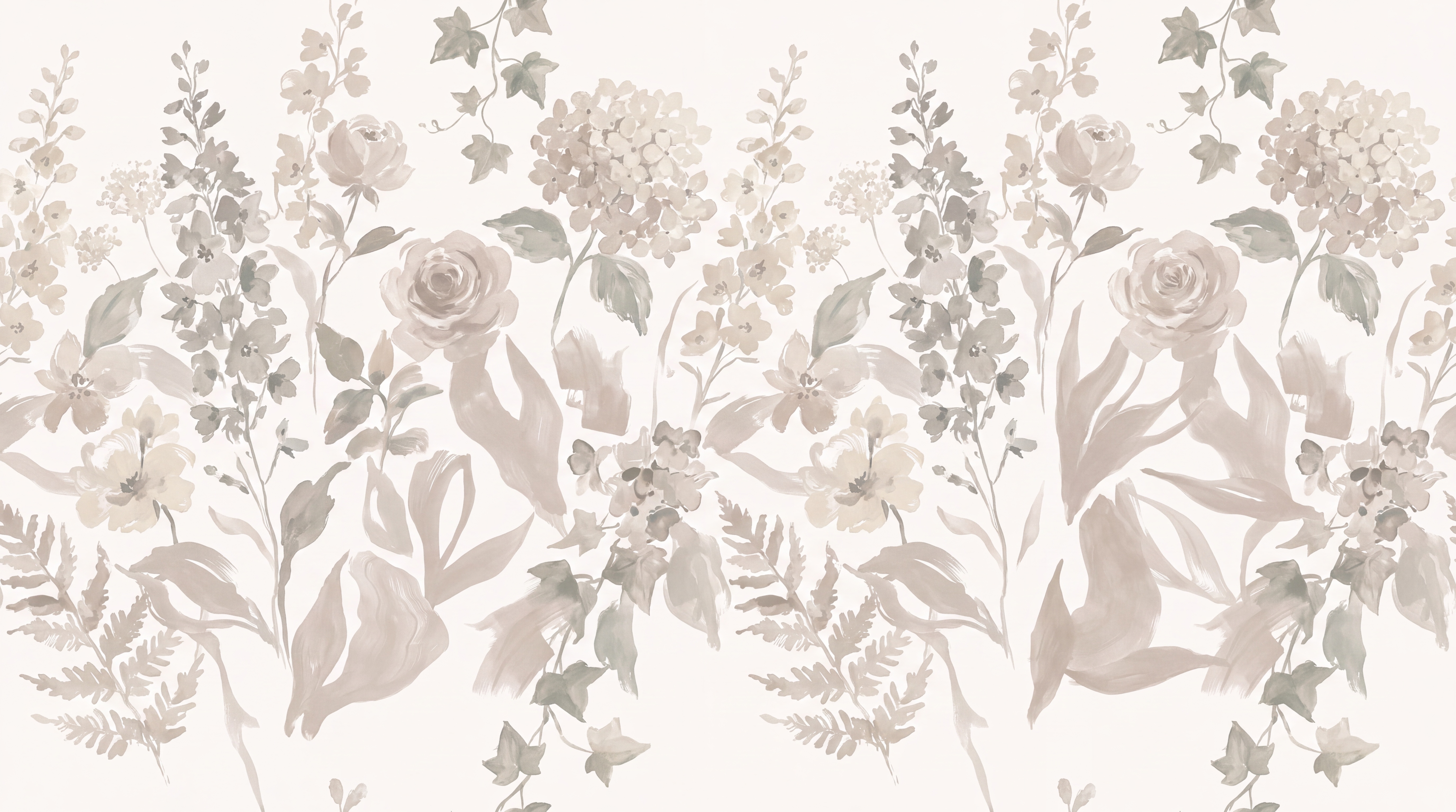 Neutral Abstract Forms Wallpaper Mural Layered Graphic Rhythm Wallpaper, Peel-and-stick Finish