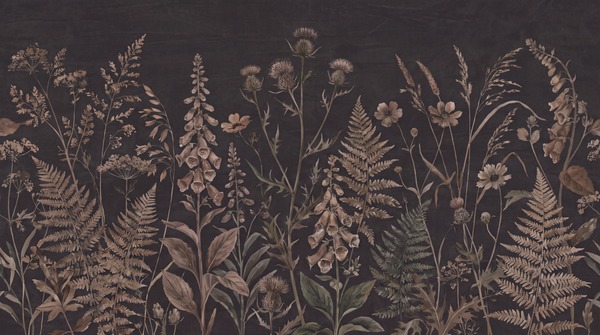 Neutral Stone Texture Painterly Wallpaper Mural Accent-wall-wallpaper-murals, Peel-and-stick Finish
