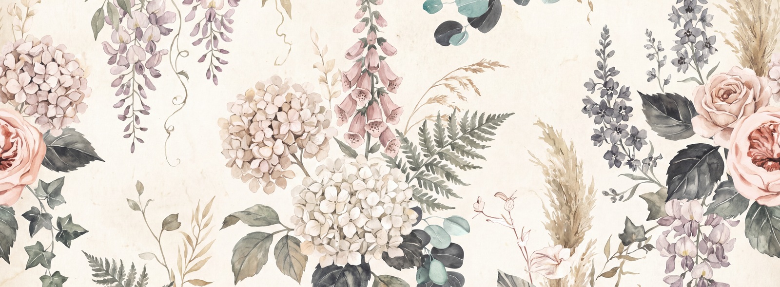 Olive Leaf Patterning Wallpaper Mural Accent-wall-wallpaper-murals, Peel-and-stick Finish
