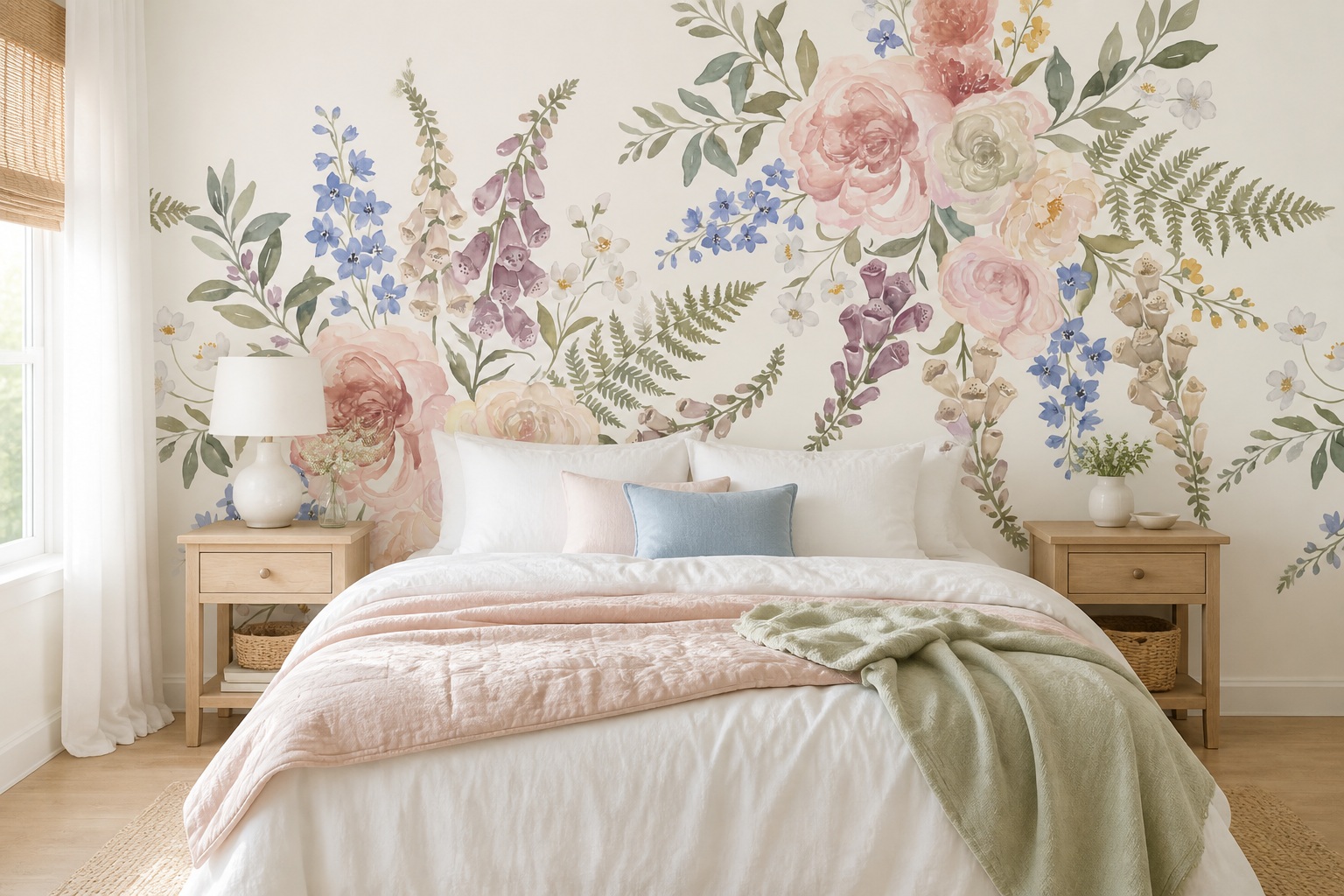 Red And Neutral Decorative Patterning Wallpaper Linear Wallpaper Mural Bedroom-wallpaper-murals, Peel-and-stick Finish