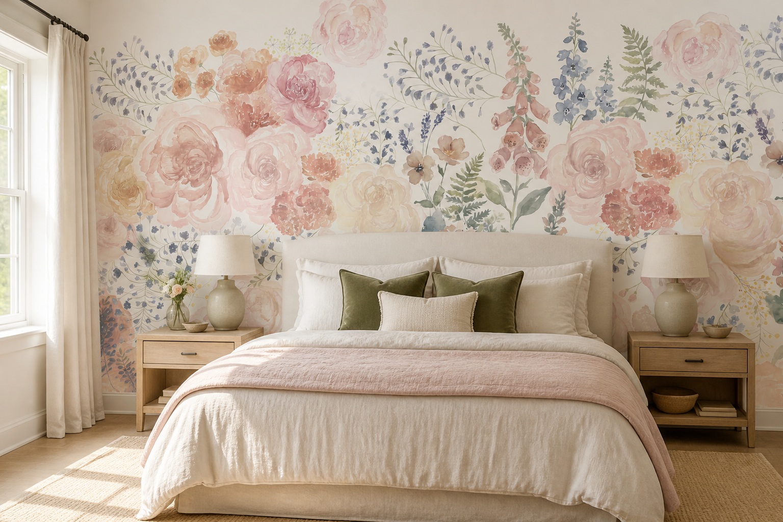 Neutral Abstract Forms Wallpaper Mural Layered Abstract Detail Wallpaper Bedroom-wallpaper-murals, Peel-and-stick Finish