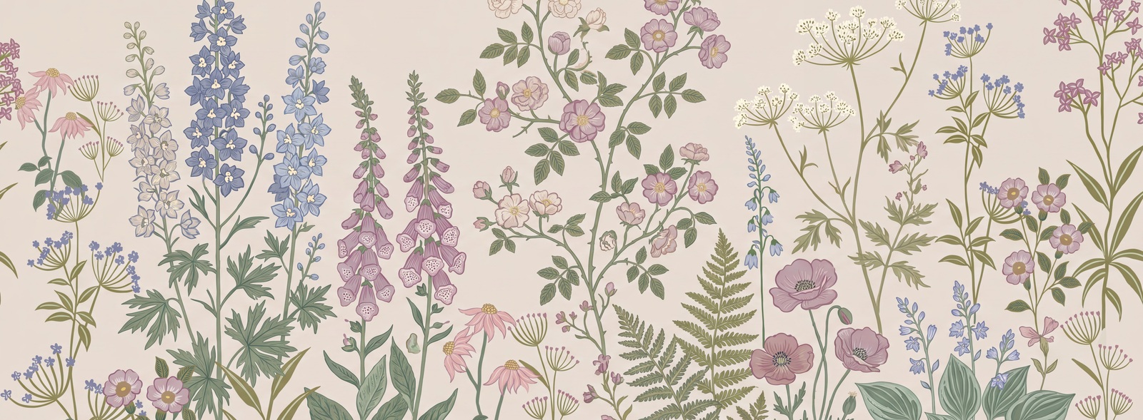 Beige Leaf Patterning Wallpaper Mural Accent-wall-wallpaper-murals, Peel-and-stick Finish