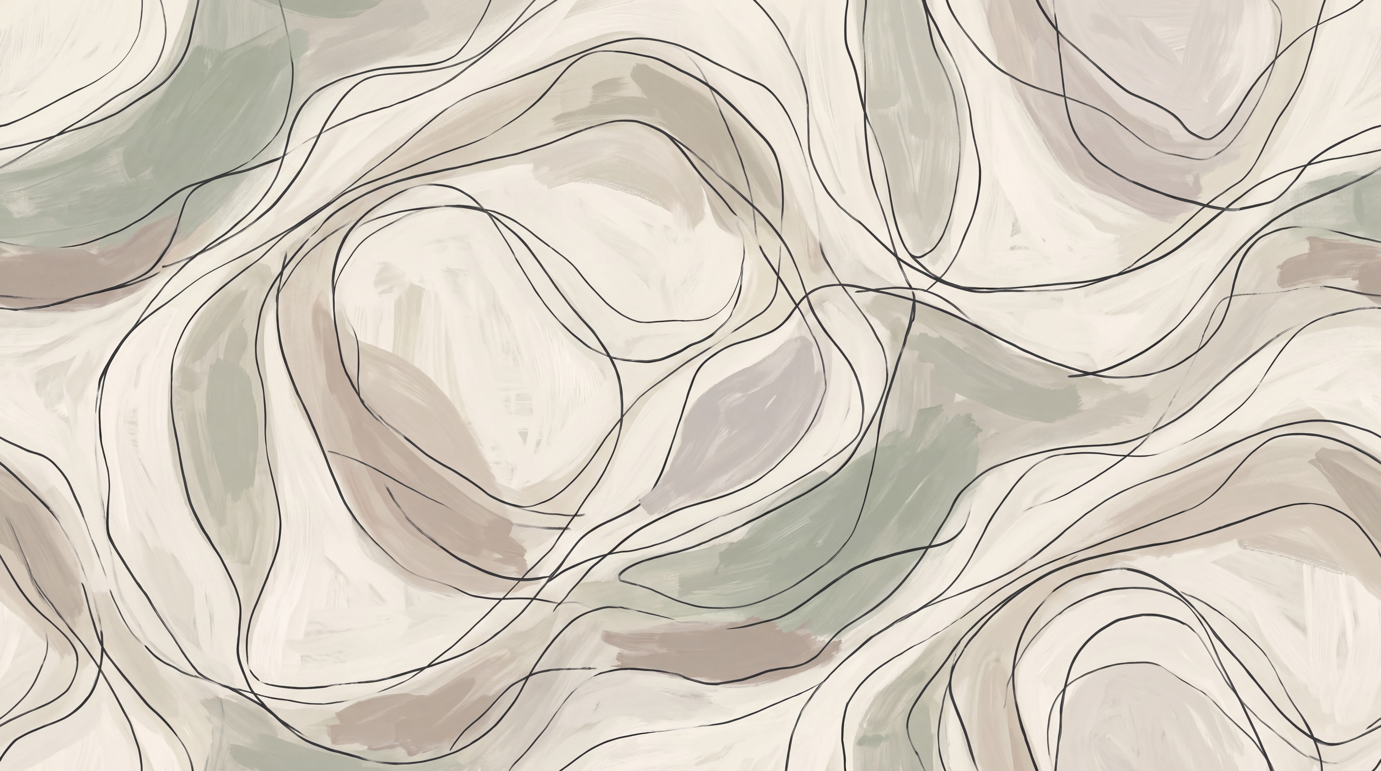 Beige Linear Movement Wallpaper Mural Feature-wall-wallpaper-murals, Peel-and-stick Finish