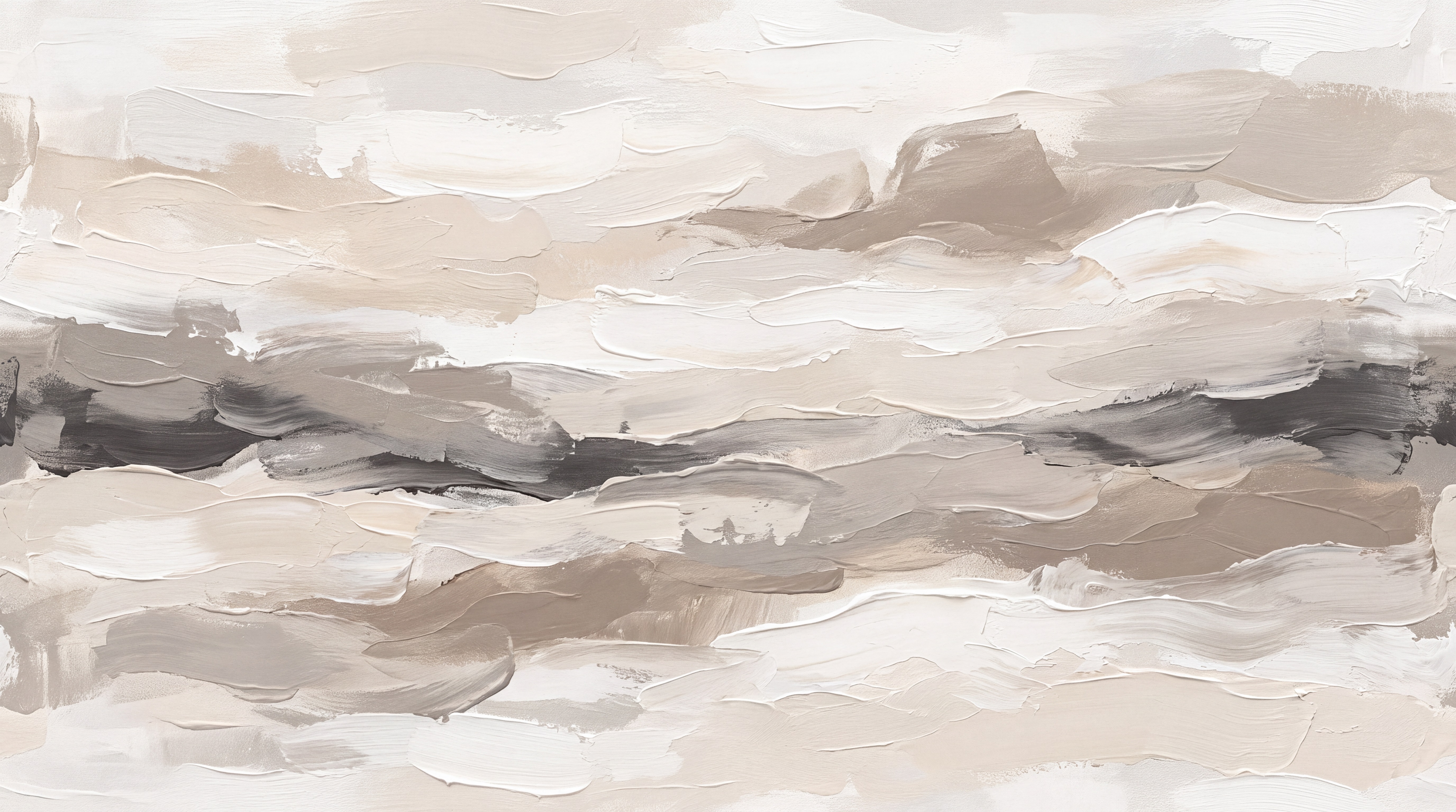 A Balanced Neutral Abstract Forms Waves Wallpaper Mural Accent-wall-wallpaper-murals, Peel-and-stick Finish