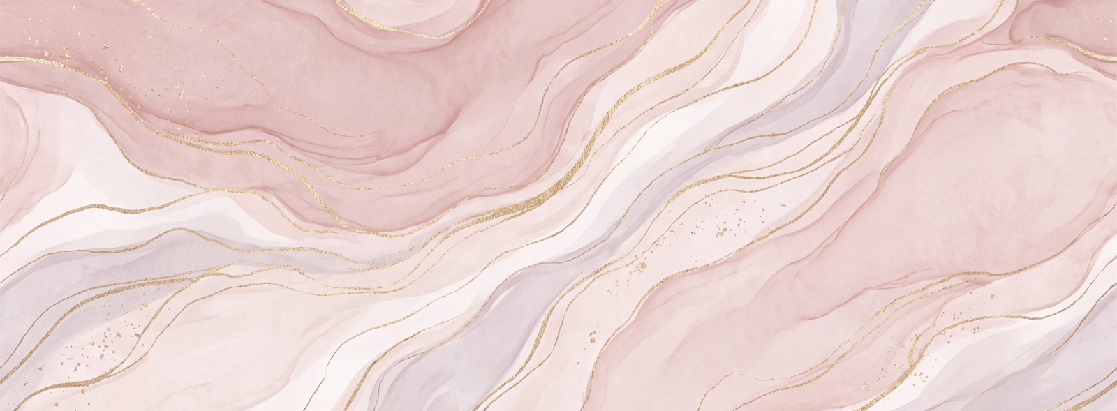 Pink Marble Veining Decorative Wallpaper Mural Accent-wall-wallpaper-murals, Peel-and-stick Finish