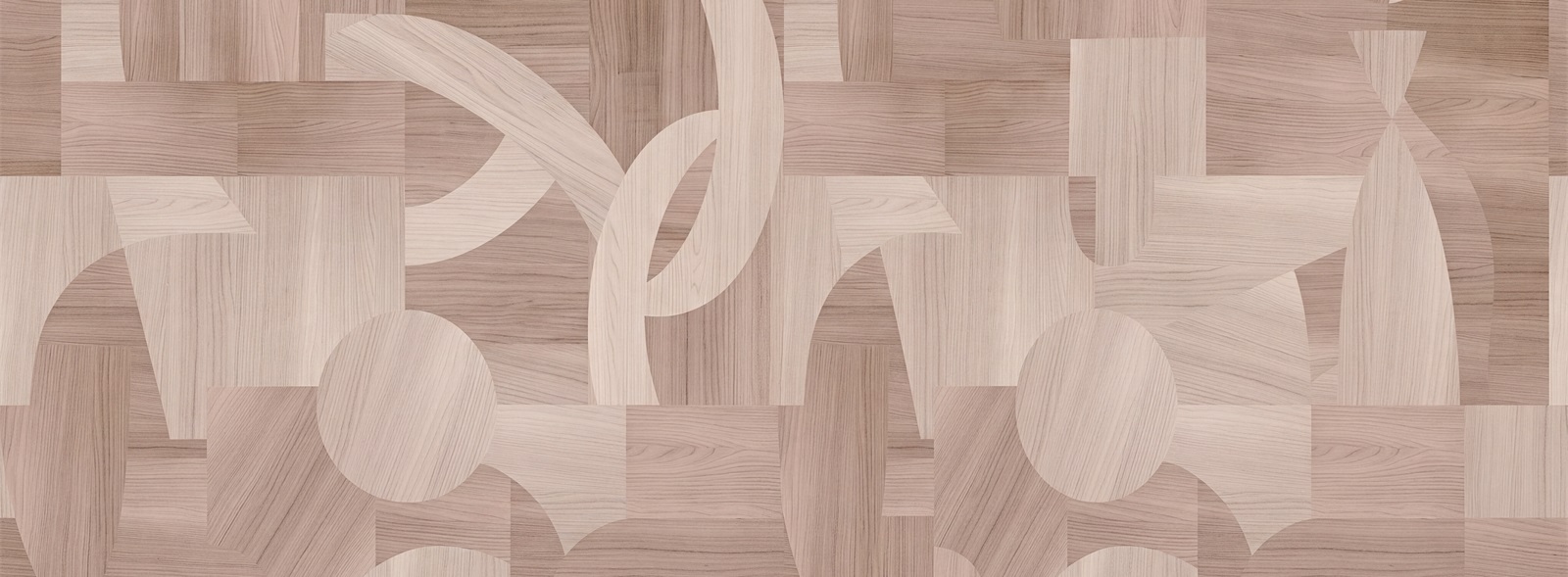 Tan And Neutral Abstract Forms Linear Forms Wallpaper Mural Accent-wall-wallpaper-murals, Peel-and-stick Finish