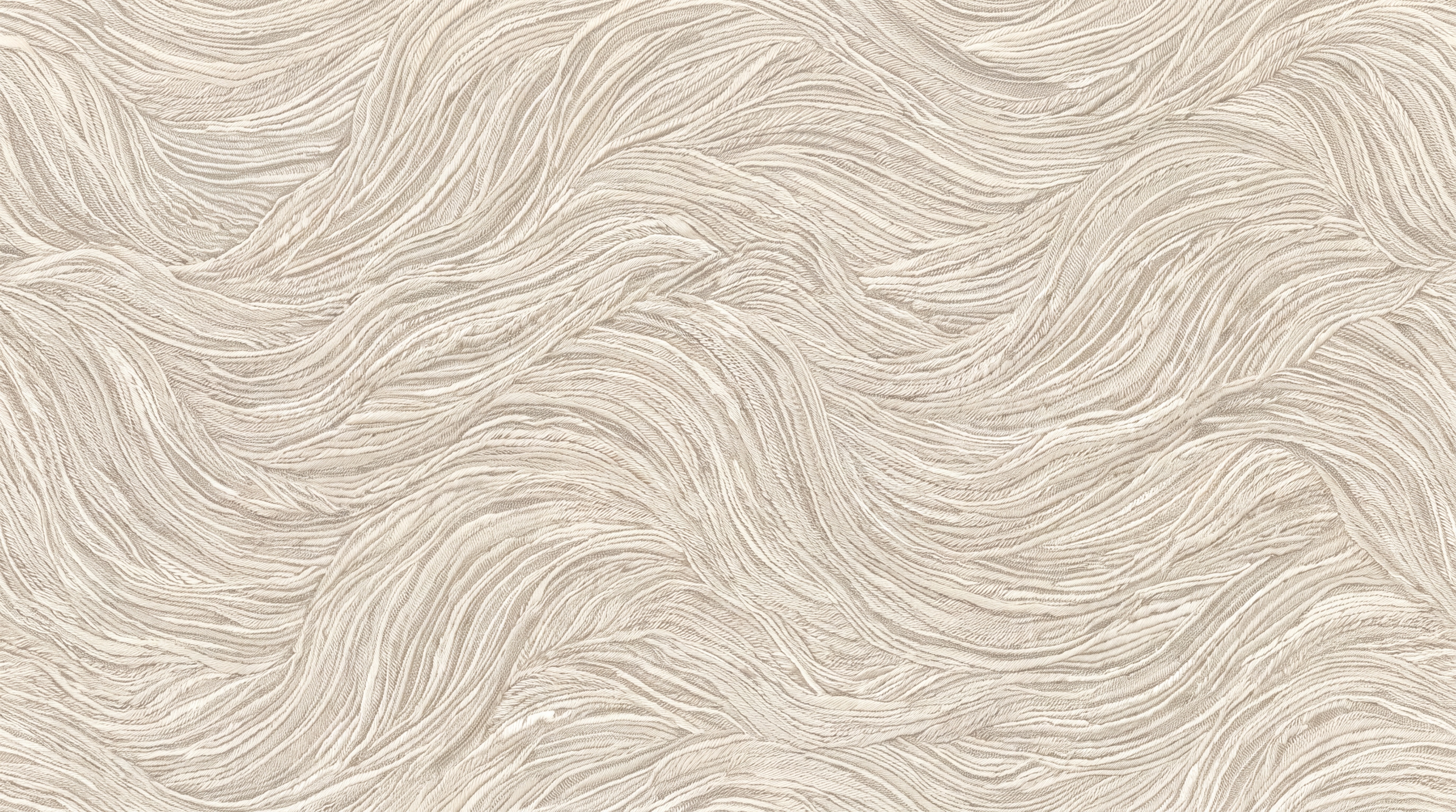 Beige Sweeping Swirl Forms Wallpaper Mural, Peel-and-stick Finish