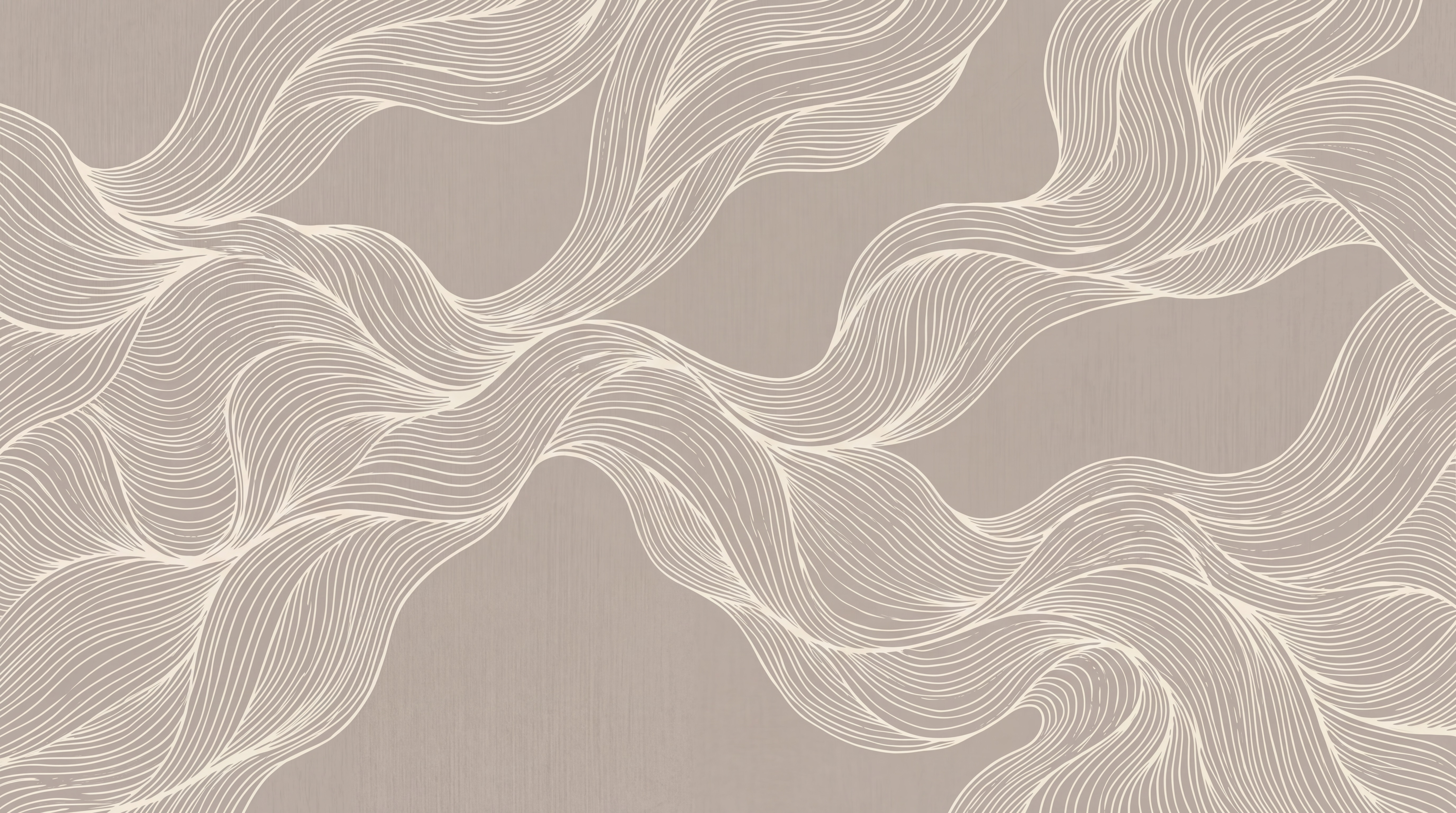 A Balanced Neutral Abstract Forms Painterly Wallpaper Mural, Peel-and-stick Finish
