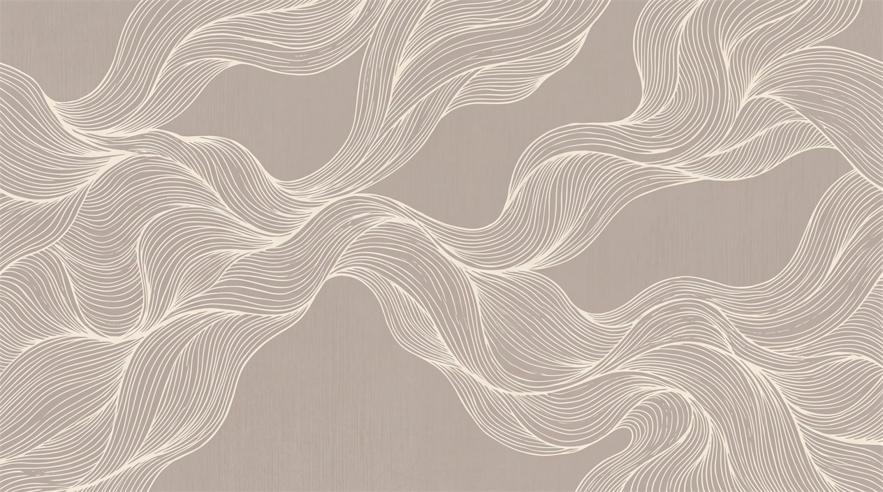 A Balanced Neutral Abstract Forms Painterly Wallpaper Mural Accent-wall-wallpaper-murals, Peel-and-stick Finish