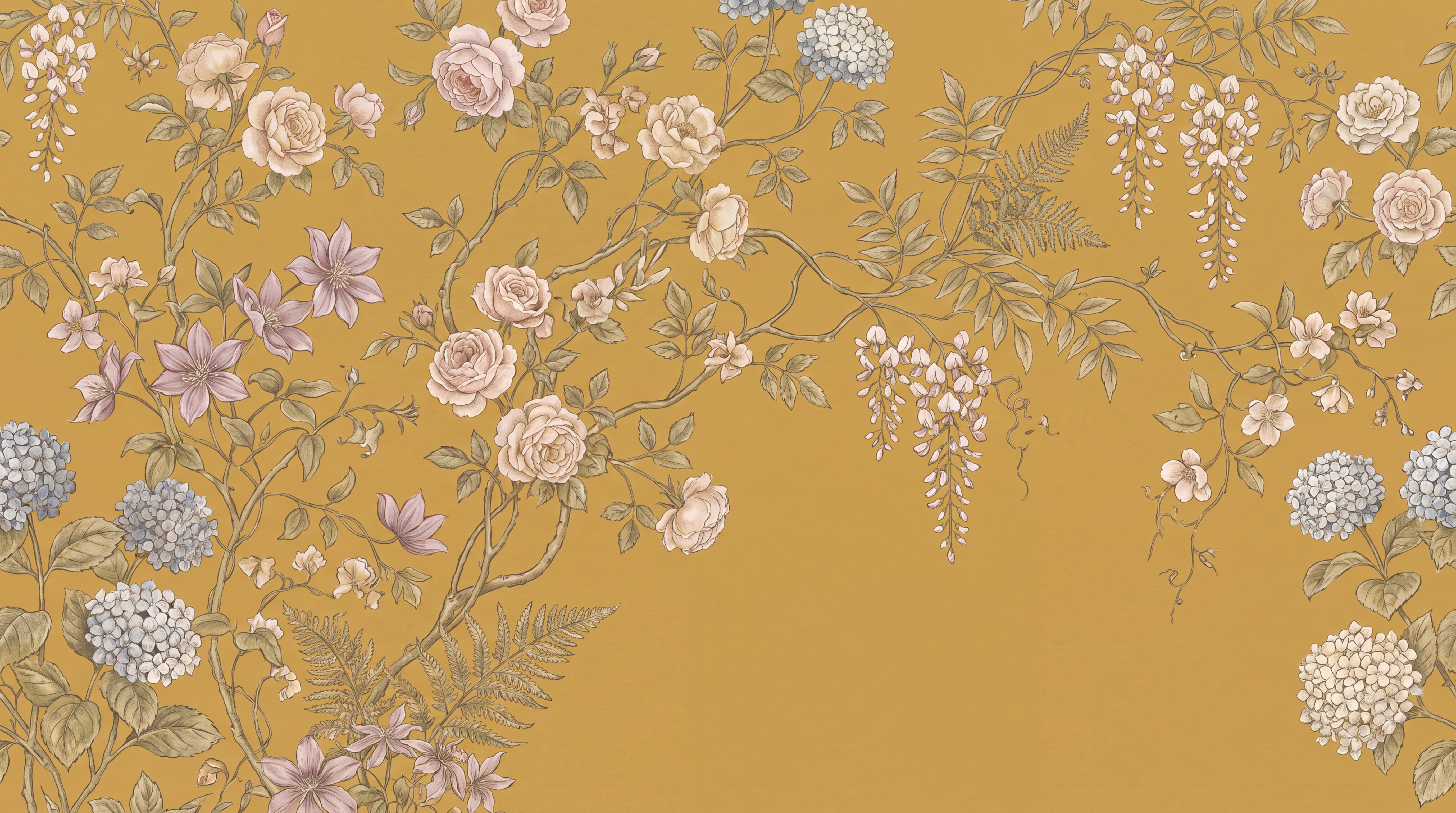 Neutral Abstract Forms Wallpaper Mural Atmospheric Wallpaper Mural, Peel-and-stick Finish
